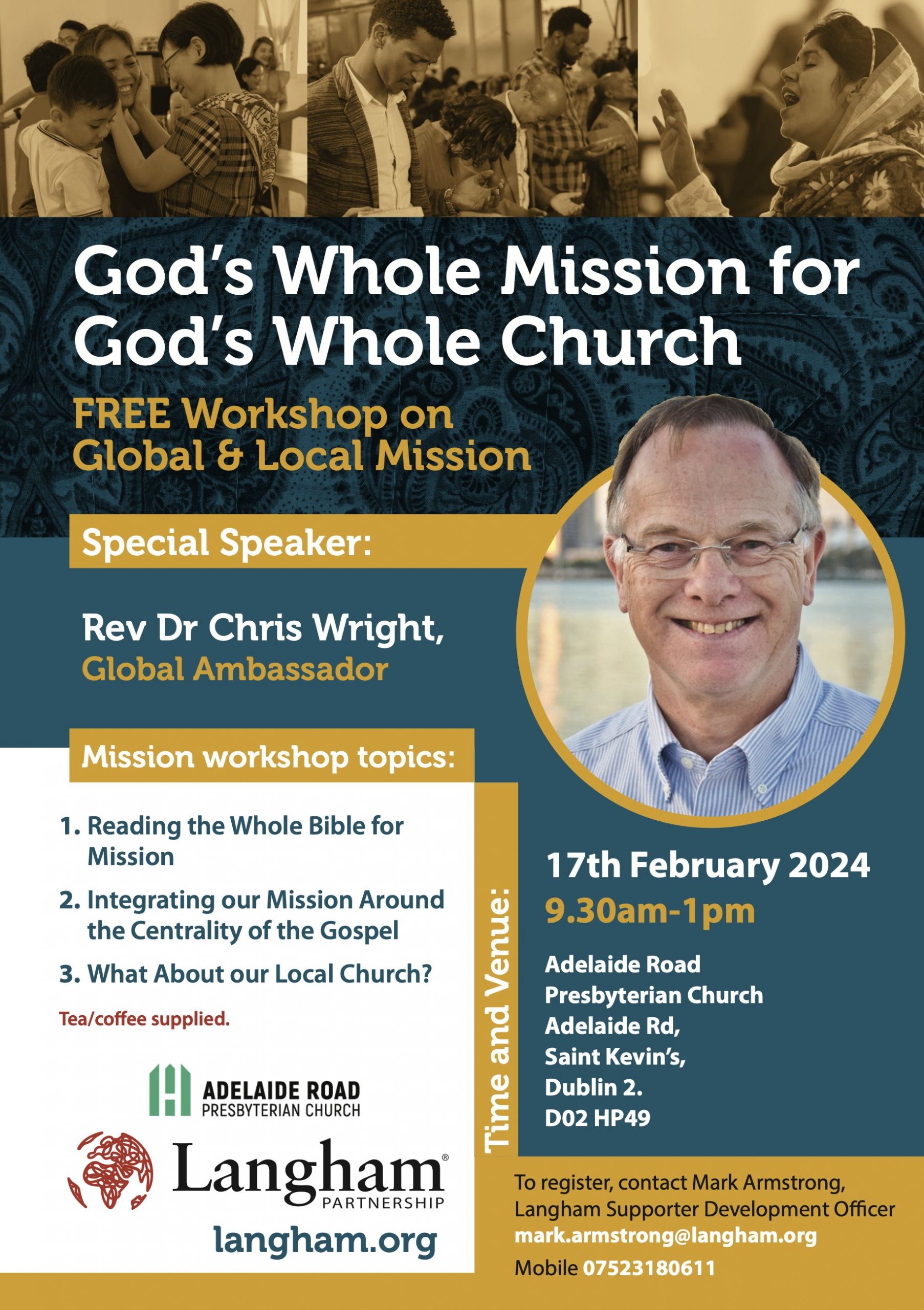 Christ Wright Dublin mission workshop